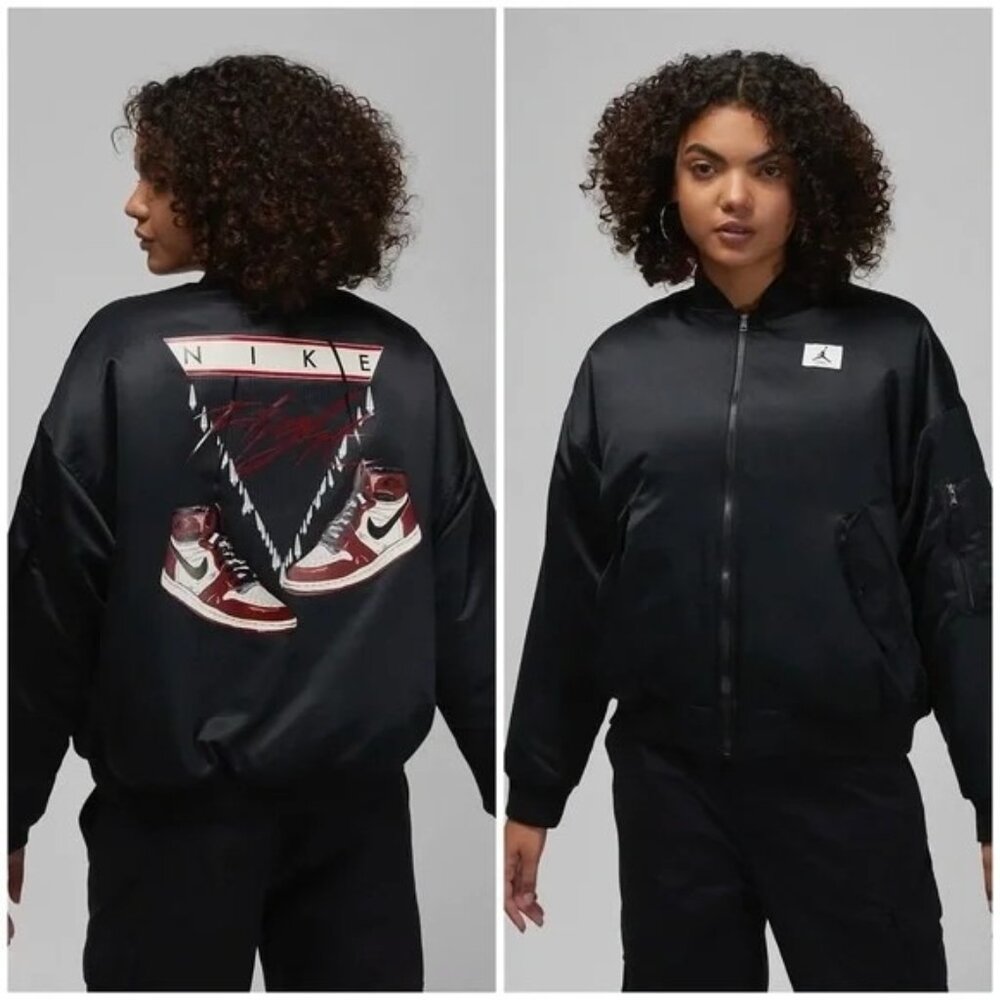 Nike Jordan Women's Flight Renegade Bomber Jacket NWT Size M